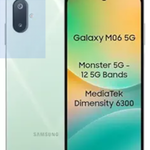 Samsung Galaxy M06 5G Mobile (Sage Green, 4GB RAM, 128GB Storage) | MediaTek Dimensity 6300 | AnTuTu 623K+ | 12 5G Bands | 25W Fast Charging | 4 Gen OS Upgrades | 50MP Camera | Without Charger